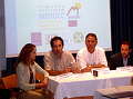 Εκπρόσωποι των περιοχών που συμμετέχουν στο RITMO, κατά τη διάρκεια συνέντευξης τύπου στα ισπανικά ΜΜΕ