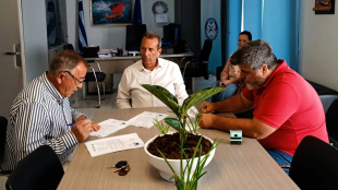Υπογραφή σύμβασης για αρδευτική γεώτρηση