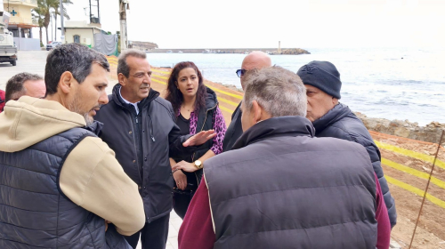 Διαρκής επικοινωνία με επιχειρηματίες και εμπλεκόμενους φορείς από τον Δήμαρχο Χερσονήσου για το έργο ανάπλασης λιμενικής ζώνης