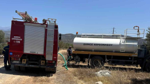 Άμεση επιχειρησιακή συνδρομή του Δήμου Χερσονήσου στη μεγάλη πυρκαγιά στο Ηράκλειο