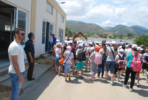 Ενημερωτική επίσκεψη στο Βιολογικό Μαλίων μαθητών Δημοτικών Σχολείων