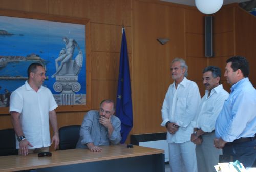 Επίσκεψη ρώσου κοσμοναύτη, Αντόν Σκάπλεροφ στο Δήμο Χερσονήσου