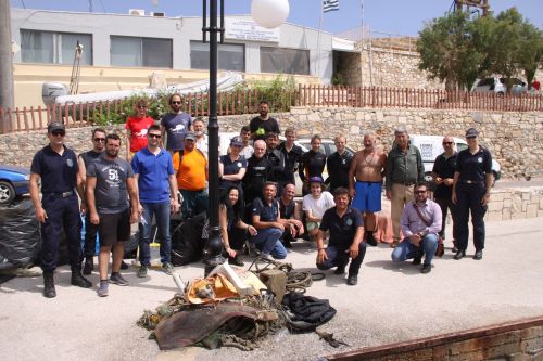Με επιτυχία η δράση καθαρισμού του λιμένα Χερσονήσου