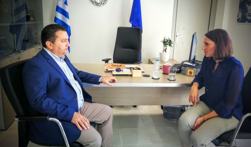 Επίσκεψη νέας προξένου Μεγ. Βρετανίας στο δημαρχείο Χερσονήσου
