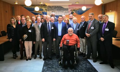 Eπίσκεψη μελών του διπλωματικού Τάγματος του Αγίου Γαβριήλ στο δημαρχείο