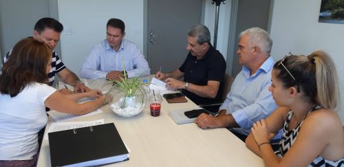 Υπογραφή σύμβασης για την ανάπλαση των οδών Μίνωος, Γιαμπουδάκη και 25ης Μαρτίου στο Λιμ. Χερσονήσου