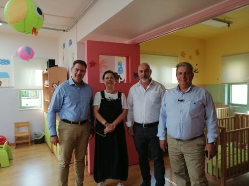 Επίσκεψη στις νέες δημοτικές δομές βρεφικών σταθμών σε Μάλια και Λιμ. Χερσονήσου
