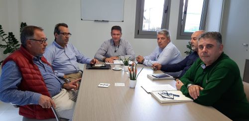 Εθιμοτυπική συνάντηση με εντεταλ. περιφερειακό σύμβουλο και πρώην δήμαρχο, Ζαχαρία Δοξαστάκη