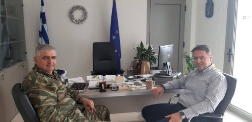 Συνάντηση με το Διοικητή ΣΕΑΠ, Ταξίαρχο, κ. Βασ. Βασιλειάδη
