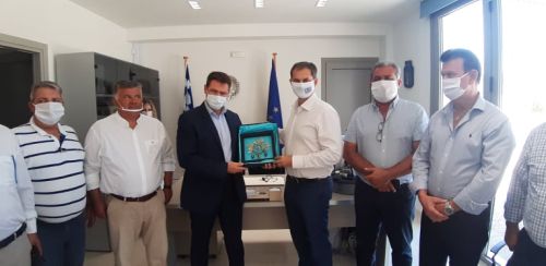 Επίσκεψη του Υπουργού Τουρισμού, κ. Θεοχάρη Θεοχάρη στο δημαρχείο
