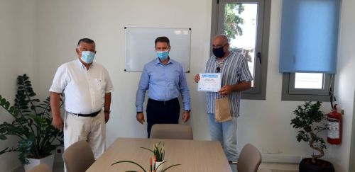 Η πρώτη για φέτος βράβευση επαναλαμβανόμενου επισκέπτη στο δημαρχείο