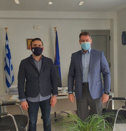 Ανέλαβαν καθήκοντα ο νέος Αντιδήμαρχος, Γιώργος Μπαγουράκης και ο νέος Πρόεδρος του Δημοτικού Λιμενικού Ταμείου, Κώστας Παρλαμάς
