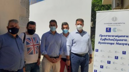 Ξεκίνησε σήμερα από την Επισκοπή η δράση εμβολιασμού κατά της νόσου COVID-19 από κινητά κλιμάκια.