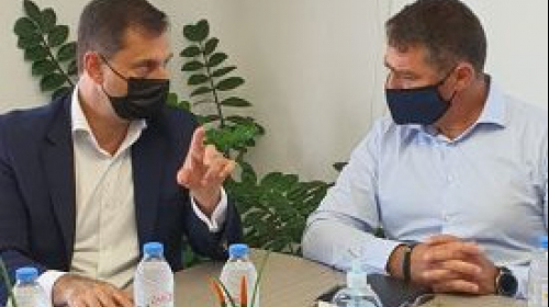 Επίσημη επίισκεψη του Υπουργού Τουρισμού, Χάρη Θεοχάρη στο δημαρχείο