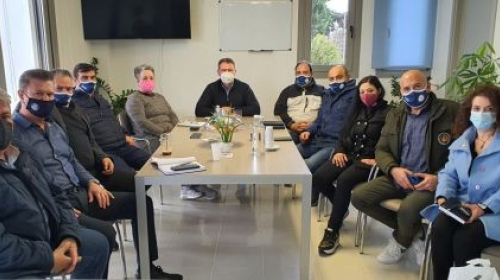 Συνάντηση με ΔΣ Σωματείου Μαγείρων, Ζαχαροπλαστών και λοιπού Προσωπικού Κουζίνας για τη Σχολή Τουριστικών Επαγγελμάτων στο Κοκκίνη Χάνι.