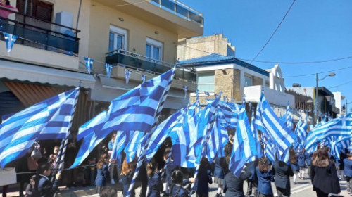 Με λαμπρότητα και περηφάνια οι εκδηλώσεις τιμής και μνήμης για την επέτειο της 25ης Μαρτίου στο Δήμο Χερσονήσου